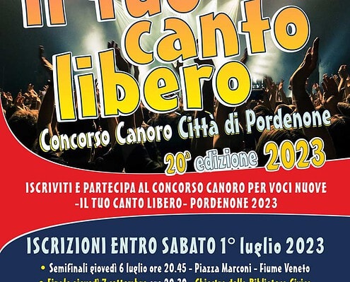 Il tuo canto libero - iscrizione